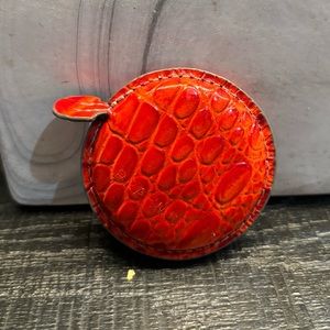 NWT Brahmin Genuine Leather Tape Measure